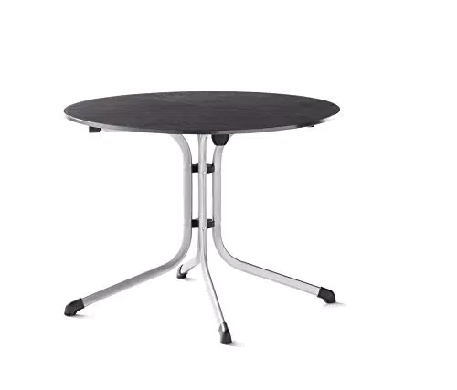 SIEGER Boulevard Klapptisch mit Vivodur-Dekorplatte, Ø 100 cm