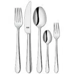 Silit Midi Besteck Set für 6 Personen, Monobloc-Messer aus Crominox Edelstahl