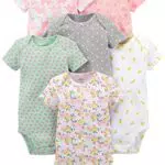 Simple Joys by Carter's Baby Mädchen 6-Pack Short-Sleeve Bodysuit Body