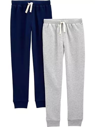 Carter's Simple Joys Jungen Fleece-Hosen für komfortable Freizeitaktivitäten