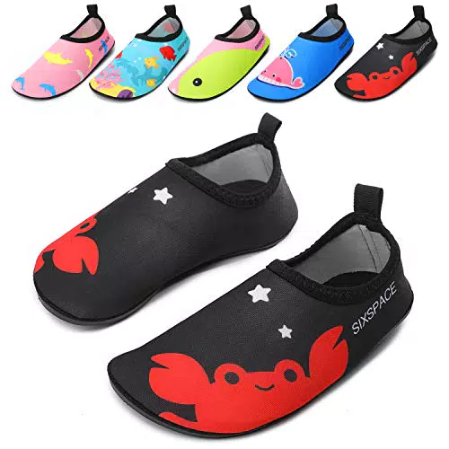 Sixspace Badeschuhe Kinder – Wasserschuhe für Jungen und Mädchen, schnell trocknend