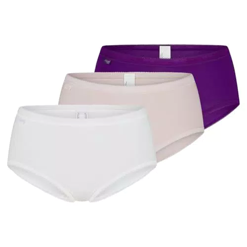 Sloggi Damen Basic+ Midi C3P Unterwäsche für höchsten Komfort