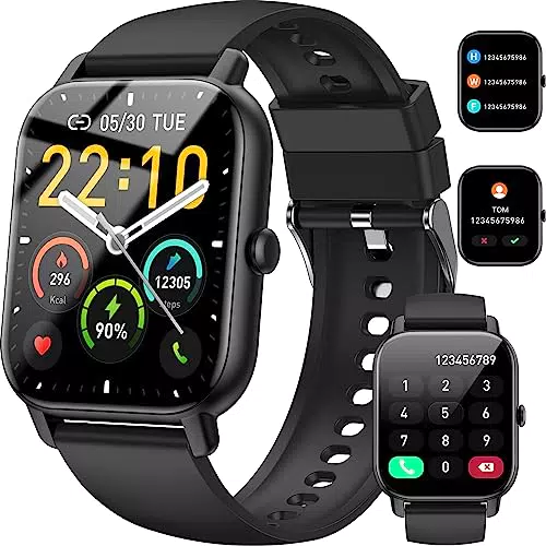 Smartwatch von Nerunsa mit 1,85 Zoll Touchscreen und Herzfrequenzmonitor