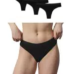 Snocks Damen Brazilian Slip - Bequeme Baumwollunterwäsche für Frauen
