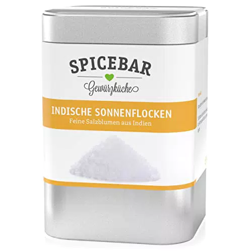 Spicebar Indische Sonnenflocken - Feine Salzblumen aus Indien, Gourmet-Salz