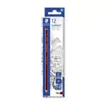STAEDTLER 110 Tradition Bleistift Zedernholz 3B 12 Stück