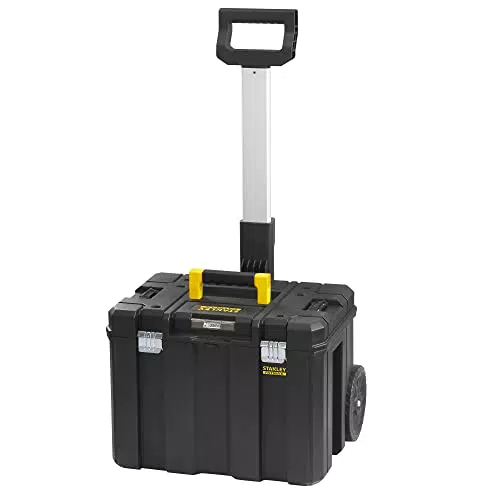Stanley FatMax Werkzeugbox Pro-Stack mit Teleskopgriff und Metallschließen