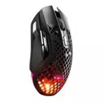 SteelSeries Aerox 3 Onyx - Superleichte Gaming-Maus - TrueMove Core Optical Sensor mit 8.500 CPI - Federleichtes Gewicht von nur 59 g Robuste Bauweise