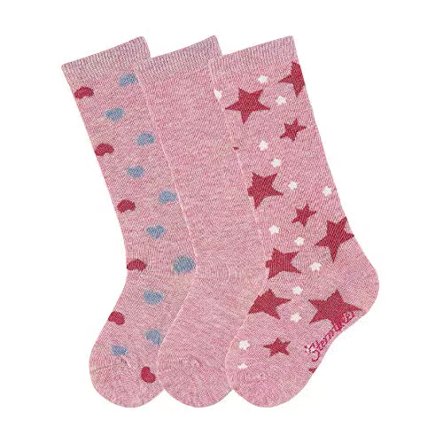 Sterntaler Mädchen Kniestrümpfe Herzen – Bequeme Socken für Kinder