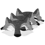 STOBOK Wolf Maske für Cosplay und Halloween Kostüme, Party Zubehör