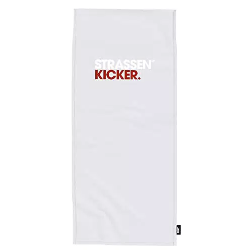 STRASSENKICKER Sport- & Fitnesstuch mit integrierter Reißverschlusstasche