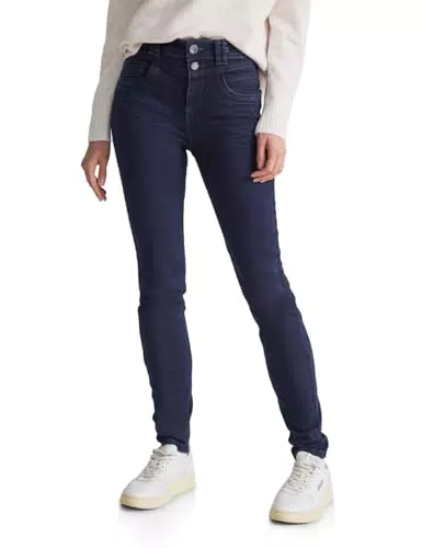 STREET ONE Damen Jeanshose Slim High A377122