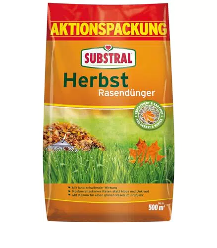Substral Herbst Rasendünger - Kaliumreicher Spezialdünger für den Rasen