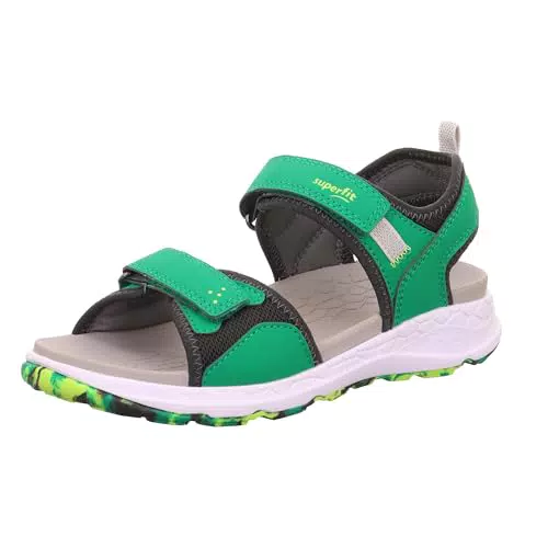 Superfit Criss Cross Sandale Jungen, Weit, Komfortable Kinderschuhe