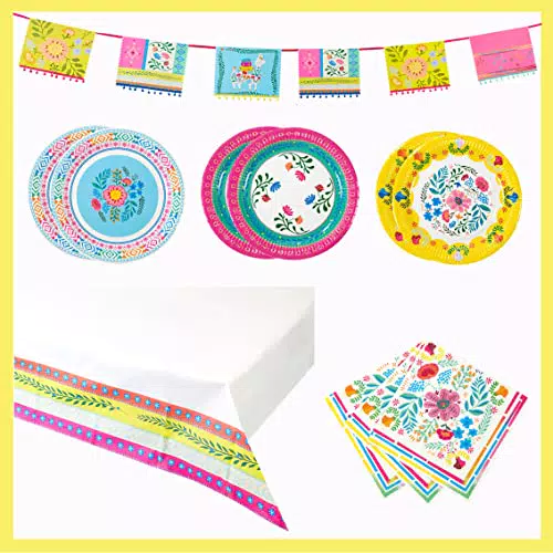 Talking Tables Boho Partyzubehör für Encanto-Geburtstage und Sommer-BBQ