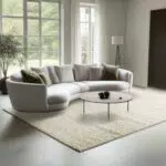 Elisa Moderner Wohnzimmer Teppich mit geometrischem Design und hoher Flordichte