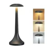 Lampenwelt Kabellose dimmbare LED Tischlampe IP54 für Garten und Restaurant
