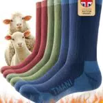 Tmani Merino Socken für Herren und Damen – Thermo Wandersocken für Outdoor und Trekking