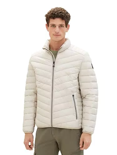 TOM TAILOR Herren Steppjacke Lightweight mit Stehkragen