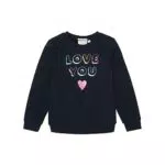 TOM TAILOR Mädchen Sweatshirt mit Schriftzug