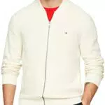 Tommy Hilfiger Herren Strickjacke mit Reißverschluss - Blau