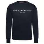 Tommy Hilfiger Herren Sweatshirt Logo ohne Kapuze