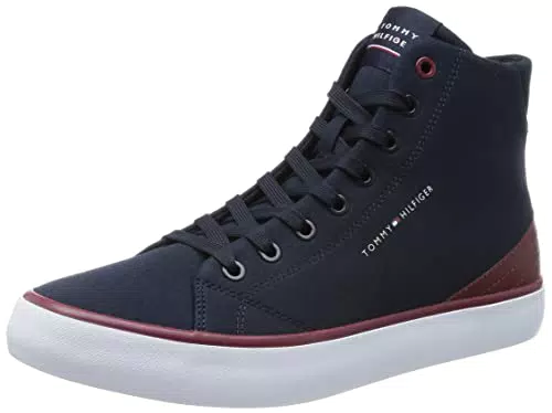 Tommy Hilfiger Herren Sneaker TH Core Canvas - Weiß