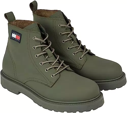 Tommy Jeans Herren Mid Boot Stiefel Lace Up zum Schnüren