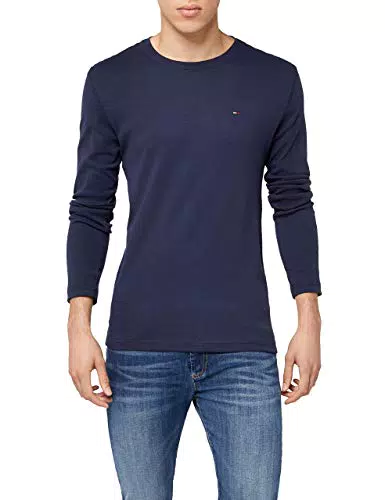 Tommy Jeans Tjm Original Rib Longsleeve Tee Langarm Strickoberteile