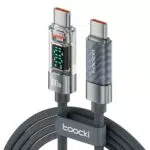 toocki 100W USB C Kabel mit LED Display – Schnellladekabel für iPhone und MacBook
