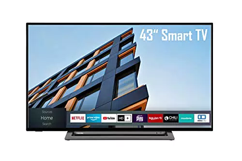 Toshiba 43LL3C63DAY Smart TV 43 Zoll, Full HD, HDR, Triple-Tuner, Bluetooth
