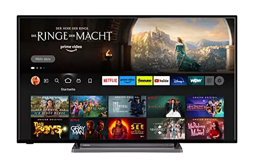 Toshiba 55UF3D63DA 55 Zoll 4K Ultra HD Smart TV mit Dolby Vision und Alexa