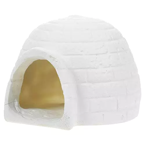 Toyvian Iglu-Figur Spielzeug für Kinder – Arktisches Eishaus mit Pinguin und Eisbär