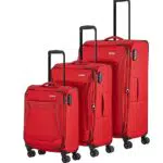 travelite 4-Rad Koffer Set Weichschale, Größen L/M/S
