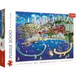 Trefl Puzzle San Francisco Bay – Premium Qualität für Kinder ab 15 Jahren