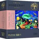 Trefl TR20153 Holzpuzzle Meerestiere für Erwachsene und Kinder ab 12 Jahren