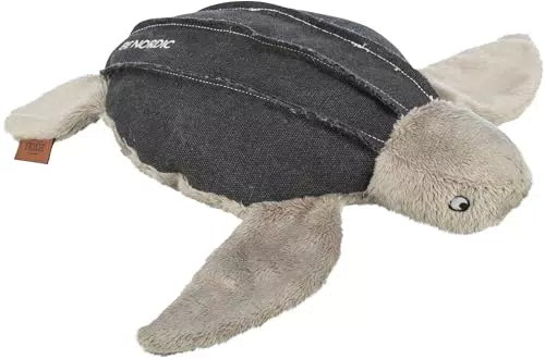 TRIXIE Be Nordic Plüschtiere Schildkröte Hauke – Kuscheltier für Hunde