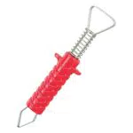 Trixie TX-2386 Zeckenpinzette 8 cm aus Metall mit Kunststoffbeschichtung