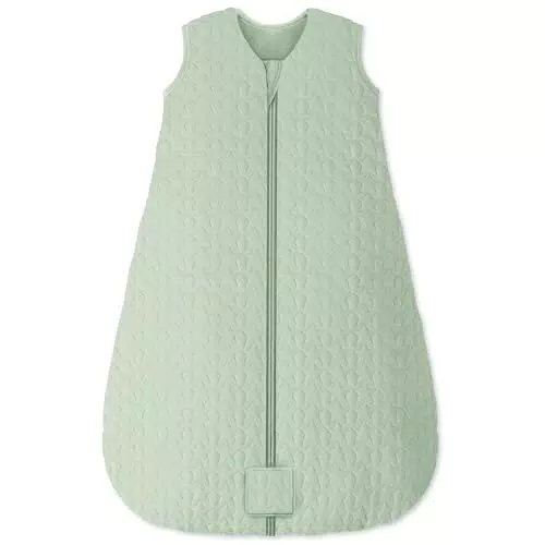 Unnivoll Schlafsack Baby Winter 2,5 Tog für 0-6 Monate, Baumwolle, warm und weich