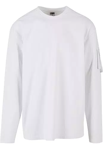Urban Classics TB6310 Sleeve Pocket Longsleeve T-Shirt für Herren