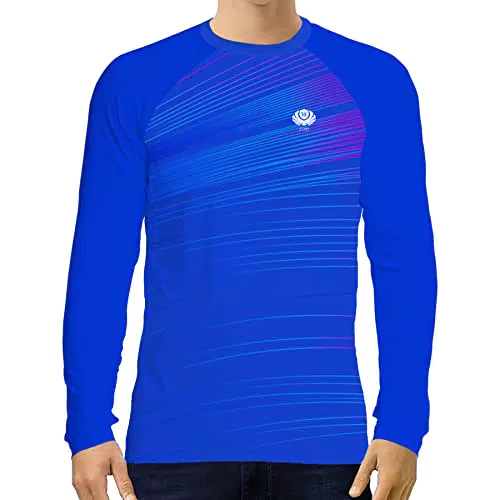 UV Shirt Herren - Funktionsshirt für Wassersport und Gym, Langarm, Atmungsaktiv