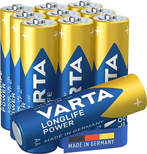 VARTA Batterien AA, 10 Stück, Longlife Power, Alkaline