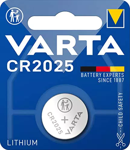VARTA Knopfzelle CR2025 Lithium Batterie 3V für elektronische Geräte