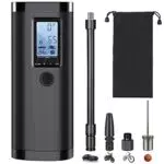 Vastar Mini Elektrische Luftpumpe mit Akku, 2000mAh, 120PSI für Fahrräder und Bälle