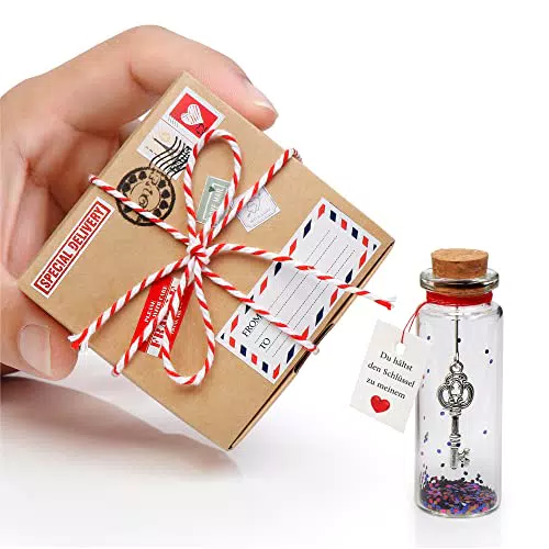 VELENTI Liebesgeschenk für sie - Handgemachte Geschenkbox für Mama und Frau