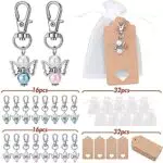 VGOODALL Gastgeschenke Taufe und Hochzeit mit Schutzengeln und Organza Beuteln