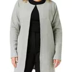 Vila Damen Blazer VINAJA New Long Jacket - Einfarbig, Größe L