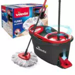 Vileda Turbo 3in1 Wischmopp Set mit Mikrofaser-Moppkopf und Eimer