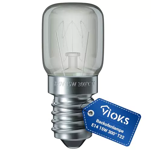 VIOKS E14 15W Leuchtmittel für Neff AEG Bauknecht Herd und Mikrowelle