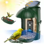 Cozion Vogelfutterspender mit Kamera und 1080P HD Aufnahmen für Wildvögel